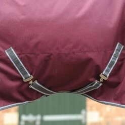 Weatherbeeta Comfitec Plus Dynamic II Standard Neck Medium/Lite - Maroon/Grey/White -Horse Tack Supplies 474170 800 800