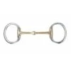 Shires Brass Alloy Flat Ring Jointed Eggbutt Bit -Horse Tack Supplies 474923 800 800