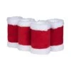 Horze Santa 4 Piece Leg Wraps - Red -Horse Tack Supplies 479607 800 800