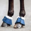 Horze Lincoln Faux Fur Bell Boots - Dress Dark Blue -Horse Tack Supplies 479952 800 800