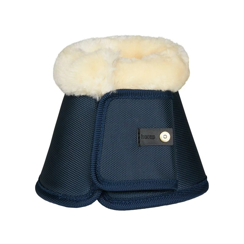 Horze Lincoln Faux Fur Bell Boots - Dress Dark Blue 6 Horze Lincoln Faux Fur Bell Boots - Dress Dark Blue - Image 4