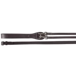 Horze Sparta Leather Draw Reins - Dark Brown -Horse Tack Supplies 479995 800 800