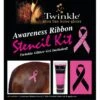 Twinkle Breast Cancer Awareness Stencil Kit - Pink -Horse Tack Supplies 483556 800 800