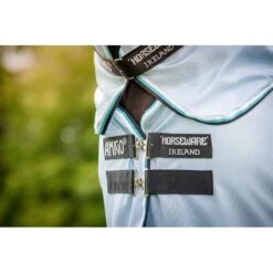 Amigo Bug Rug - Azure Blue/Black/White/Blue -Horse Tack Supplies 485337 800 800