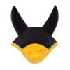 Woof Wear Ergonomic Ear Net - Black/Sunshine Yellow -Horse Tack Supplies 494123 800 800