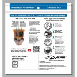 FLAIR Nasal Strips - Black 8 FLAIR Nasal Strips - Black -Horse Tack Supplies 504453 800 800