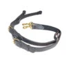 Nunn Finer Leather W/Elastic Side Rein - Black -Horse Tack Supplies 505339 800 800
