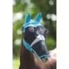 Shires Fine Mesh Fly Mask W/Ears & Nose - Teal -Horse Tack Supplies 509561 800 800