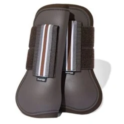 Horze Adepto Tendon Boots - Dark Brown