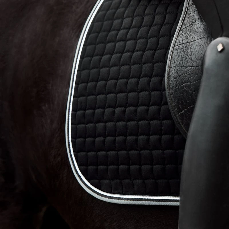 Horze Adepto Dressage Saddle Pad - Black 5 Horze Adepto Dressage Saddle Pad - Black - Image 3