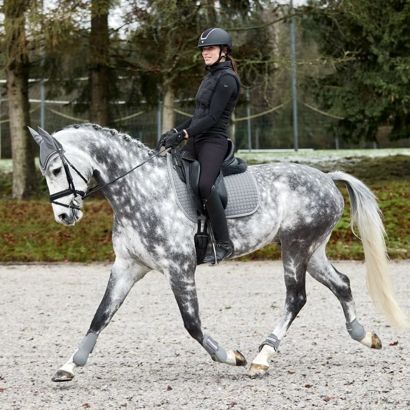 Horze Adepto Fetlock Boots - Steel Grey 6 Horze Adepto Fetlock Boots - Steel Grey - Image 4