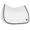 Horze Noir All Purpose Saddle Pad W/Pearls - White -Horse Tack Supplies 533571 800 800