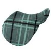 Pessoa Alpine 1200D Saddle Cover - Basil Green/Black Plaid -Horse Tack Supplies 533805 800 800