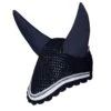 B Vertigo Cameron Double Corded Ear Net - Dark Navy -Horse Tack Supplies 551875 800 800