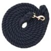 Kensington 10 Cotton Solid Lead Rope - Black 2 Kensington 10 Cotton Solid Lead Rope - Black -Horse Tack Supplies 553244 800 800