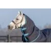 Amigo Bravo 12 Plus Disc Closure Turnout Bundle - Navy/Turquoise/Aqua/Blue -Horse Tack Supplies 591473 800 800