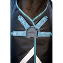 Amigo Bravo 12 Plus Disc Closure Turnout Bundle - Navy/Turquoise/Aqua/Blue 10 Amigo Bravo 12 Plus Disc Closure Turnout Bundle - Navy/Turquoise/Aqua/Blue -Horse Tack Supplies 591476 800 800