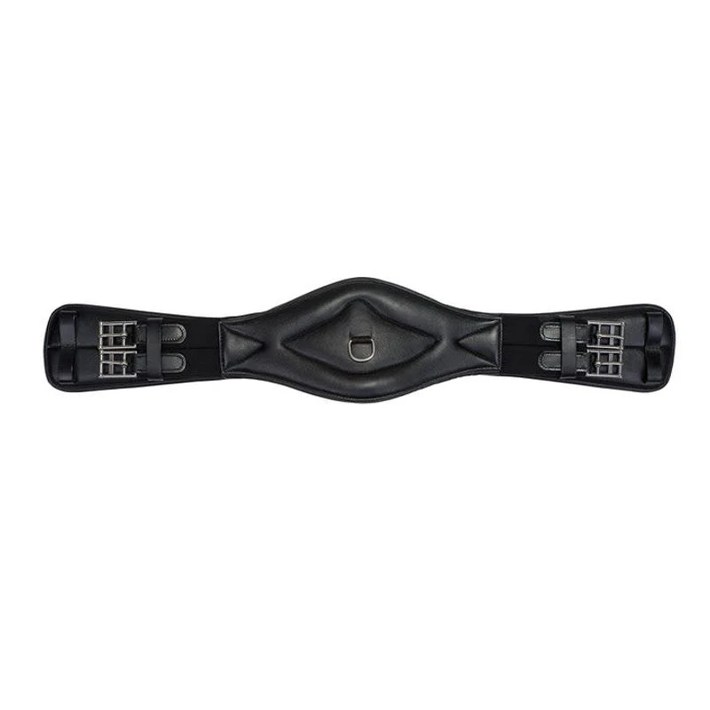 Flex Rider Comfort Leather Dressage Girth - Black 3 Flex Rider Comfort Leather Dressage Girth - Black