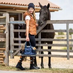 Horze Sandnes Grooming Bag - Dark Navy -Horse Tack Supplies 602265 800 800