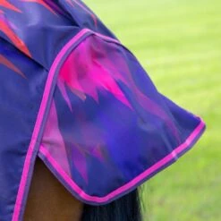Shires Tempest Original Lite Turnout - Pink Tie Dye -Horse Tack Supplies 617351 800 800