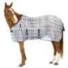 Pessoa Fly Sheet W/Belly Cover - Sapphire Plaid -Horse Tack Supplies 620831 800 800