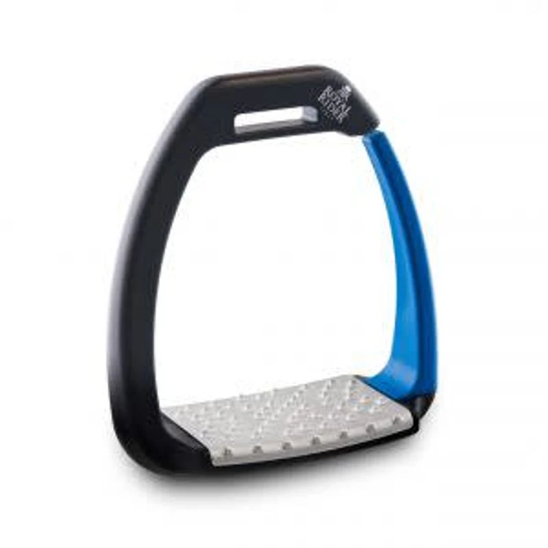 Royal Rider Concept Stirrups - Black/Blue/Aluminum Pad 3 Royal Rider Concept Stirrups - Black/Blue/Aluminum Pad