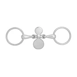 Horze Spoon Mouth Loose Ring Snaffle Bit