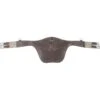 M. Toulouse Platinum Padded Leather Belly Guard Jumper Girth - Chocolate -Horse Tack Supplies 631124 800 800
