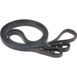 M. Toulouse Platinum Flat Curb Rein - Chocolate -Horse Tack Supplies 631160 800 800