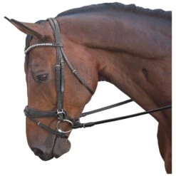 M. Toulouse Comfort Cavesson Dressage Bridle - Black