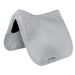 M. Toulouse Superior Dressage No-Slip Comfort Flo Saddle Pad - White