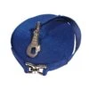 Kensington 30ft Flat Nylon Lunge Line - Navy W/Satin Nickle -Horse Tack Supplies 671666 800 800