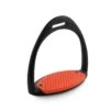 Royal Rider Easy Stirrups - Black/Orange Pad -Horse Tack Supplies 672475 800 800