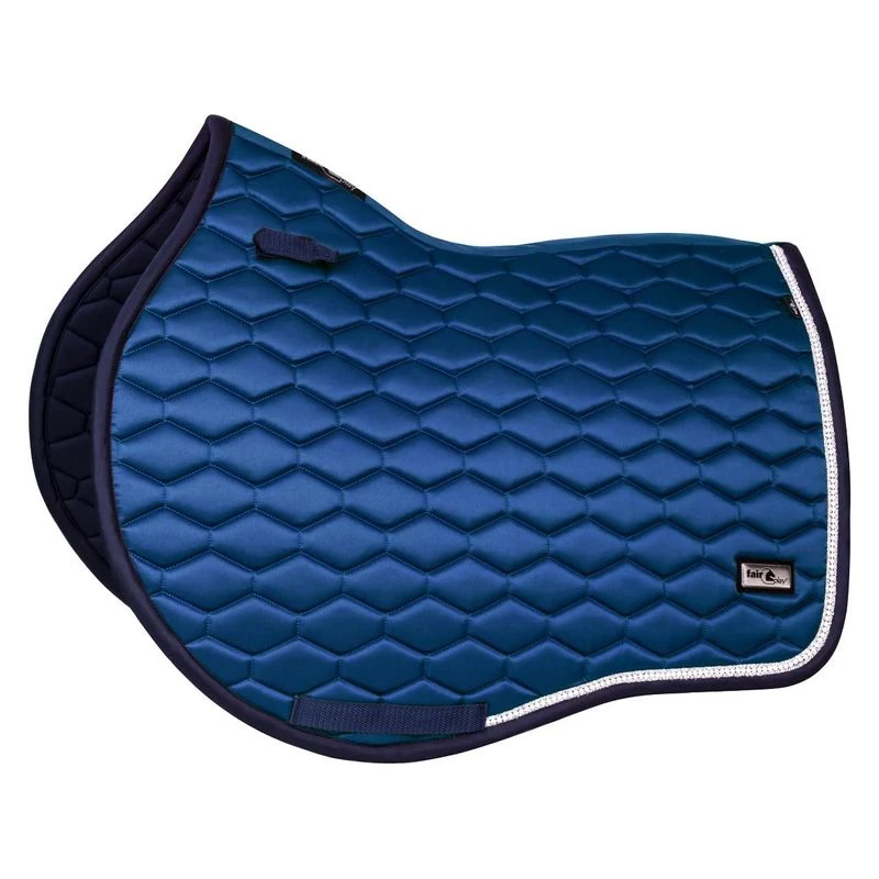 Fair Play Hexagon Pearl Jump Saddle Pad - Petrol 3 Fair Play Hexagon Pearl Jump Saddle Pad - Petrol