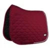 Fair Play Hexagon Crystal Dressage Saddle Pad - Burgundy -Horse Tack Supplies 680943 800 800