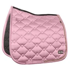 Fair Play Azuryt Ceramic RoseGold Dressage Saddle Pad - Dusty Pink