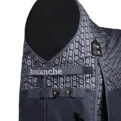 Horze Avalanche Light Weight Turnout Sheet - Dark Navy/Dawn Grey Print -Horse Tack Supplies 695221 800 800
