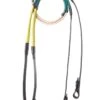 Horze Magical Carousel Rainbow Rubber Reins - Black -Horse Tack Supplies 696401 800 800
