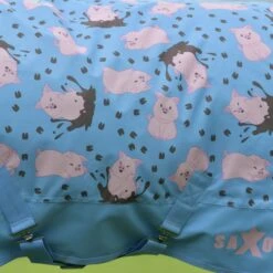 Saxon 600D Pony Standard Neck Medium - Pig Print -Horse Tack Supplies 707815 800 800